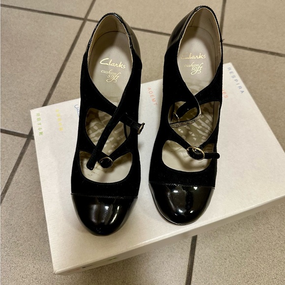 Clarks Shoes - Clarks Camelia Kate Black Heels – UK 4.5 / US 7